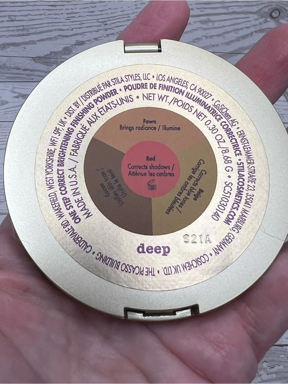 Stila One Step Correct Brightening Finishing Powder  (Deep)